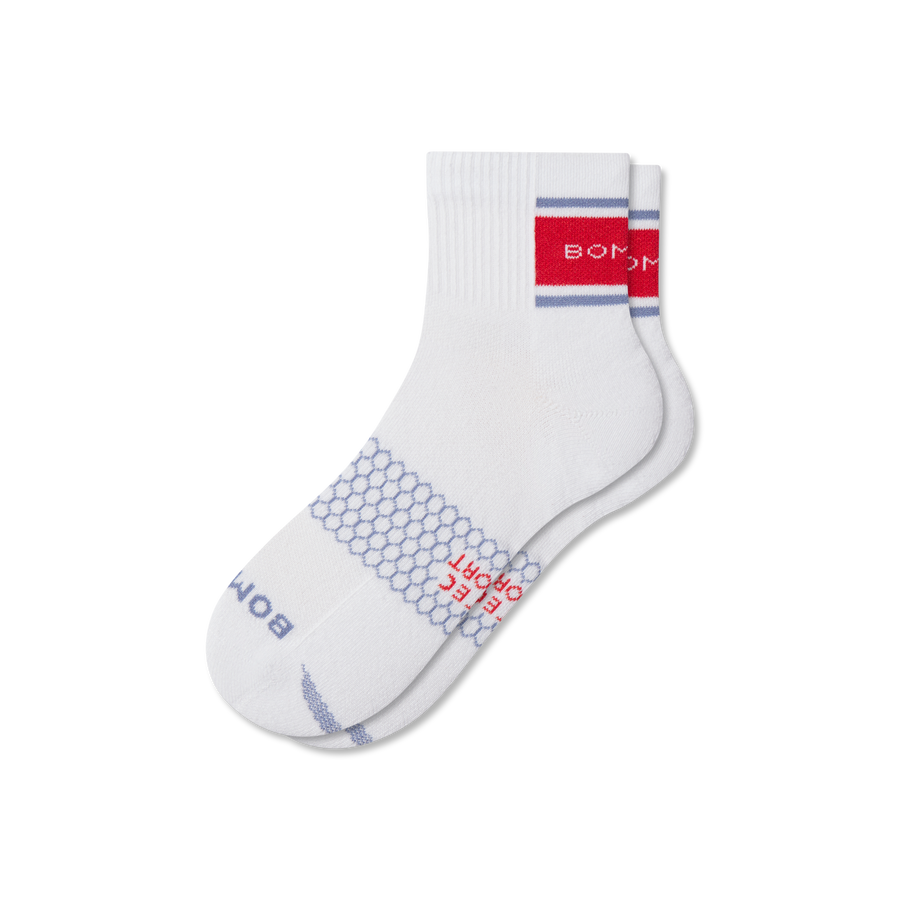 Men's All Sport Quarter Socks - Smooth Low Cut Cushion