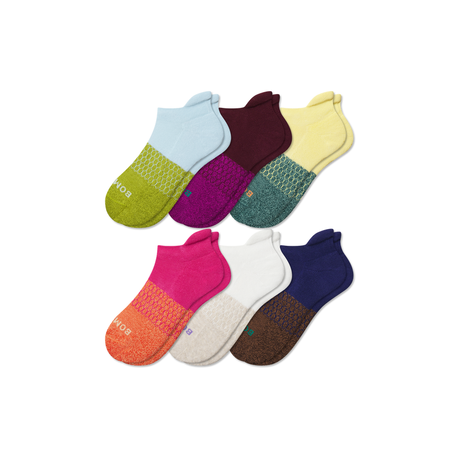 Youth Marl Ankle Sock 6-Pack - Studio Ankle Comfort