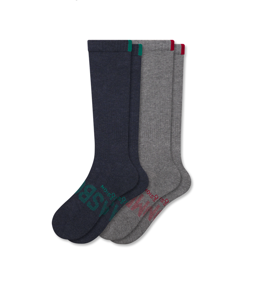 Women’s Everyday Compression Knee High Sock 2-Pack Gift Box - Active Flow