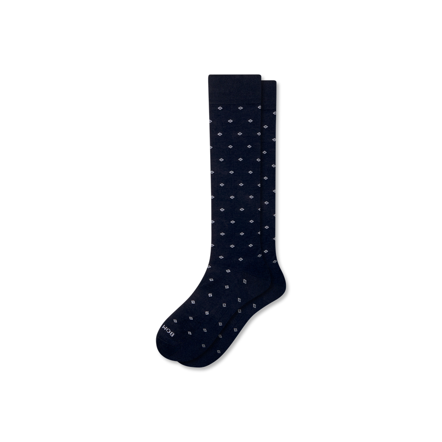 Men's Dress Over the Calf Socks - Steady Run Fit