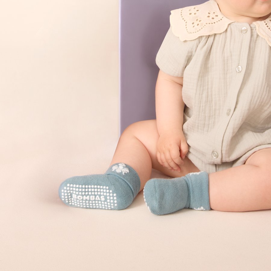 Baby Gripper Sock 4-Pack (6-12 Months) - Active Travel Wear