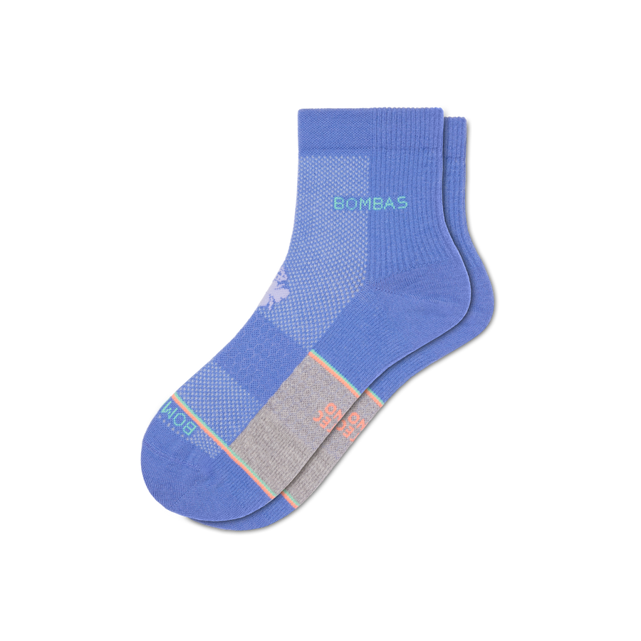 Men's UltraLite Sport Merino Wool Blend Quarter Socks - Light School Rotation