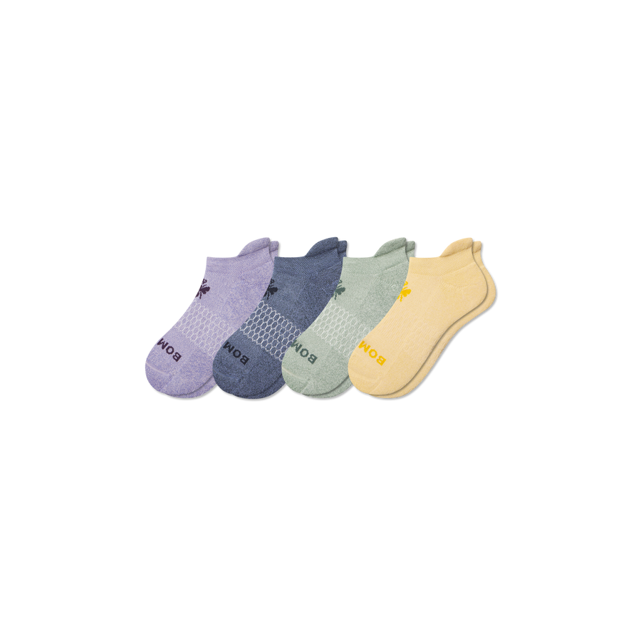 Youth Marl Ankle Sock 4-Pack - Fresh Trail Comfort