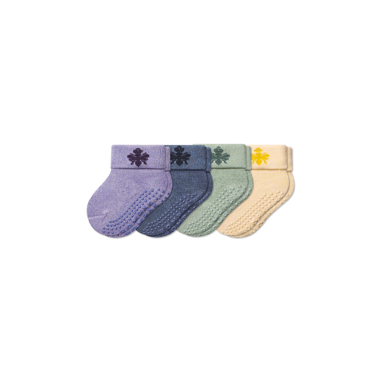 Baby Gripper Socks (6-12 Months) - blue sage mix L [10497]