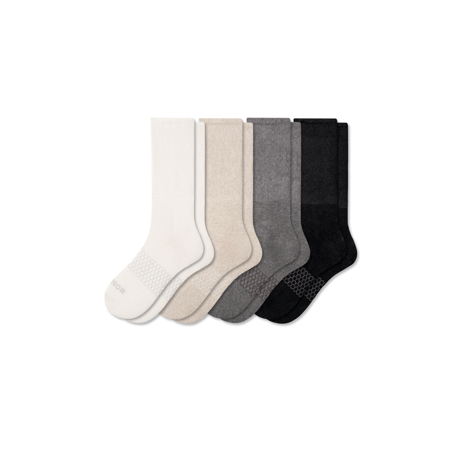 Women's Wide Calf Sock 4-Pack - Light Weekend Pair