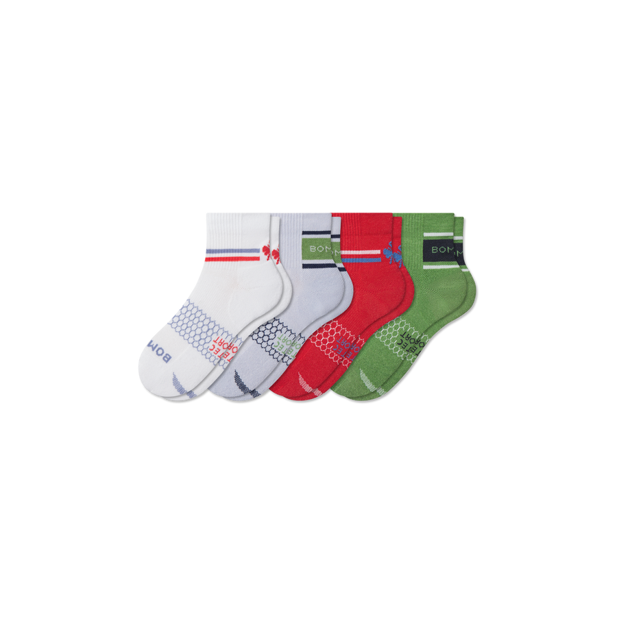 Youth All Sport Quarter Sock 4-Pack - Miles Support
