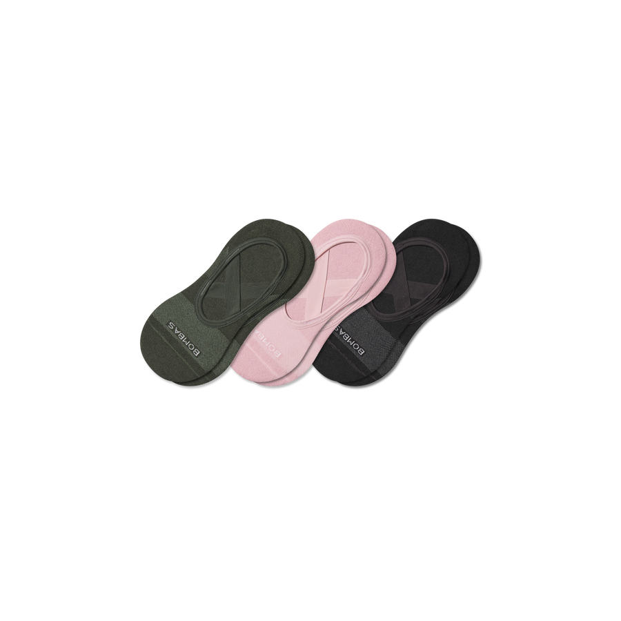 Women's Studio Gripper Ballet No Show Sock 3-Pack - Low Profile Fit