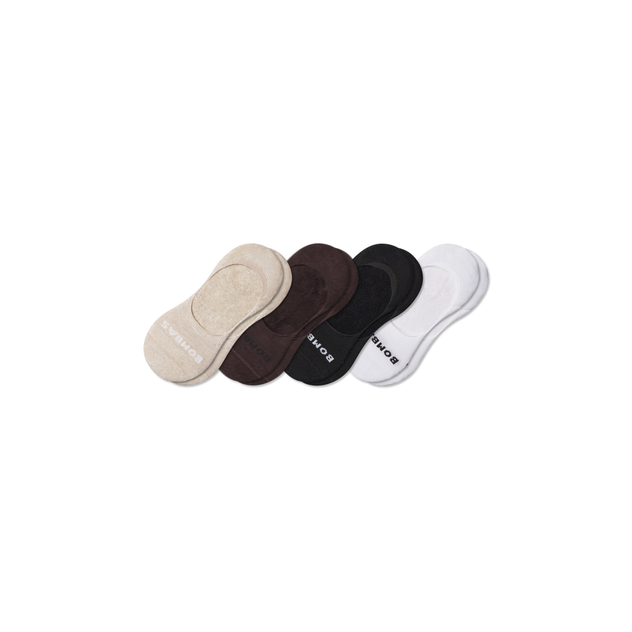 Men's Mid-Cut Cushioned No Show Sock 4-Pack - Light Low Cut Move
