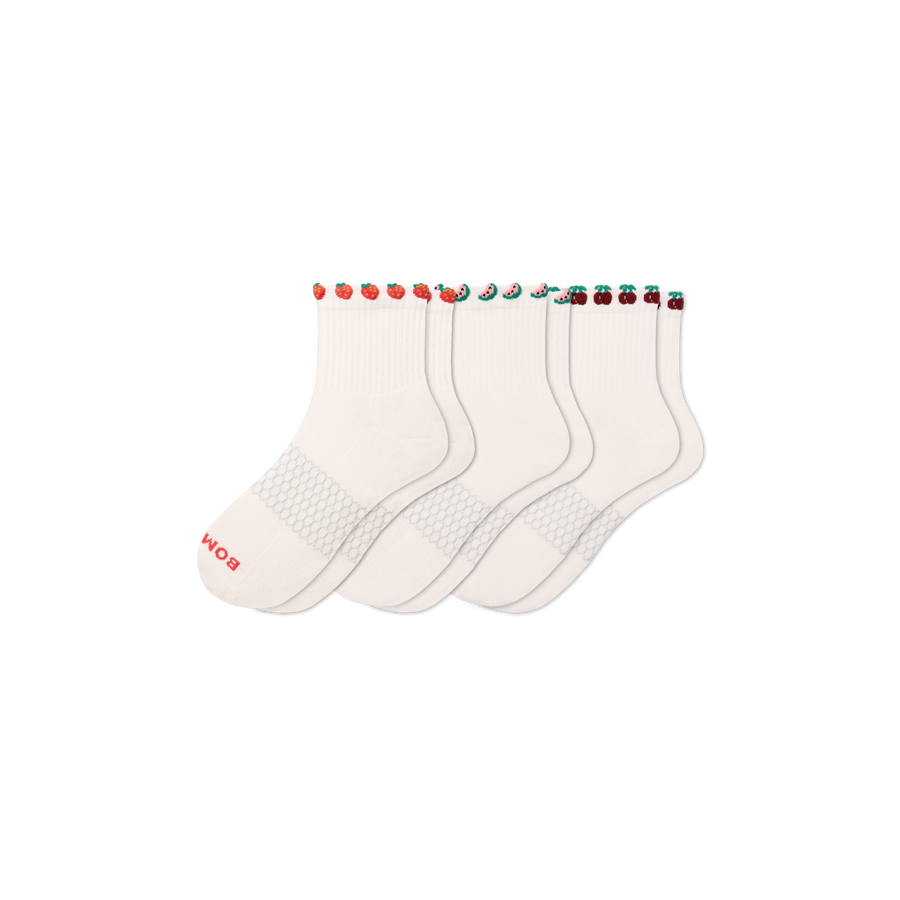 Women's Farmer's Market Quarter Sock 3-Pack - Easy Studio Fit