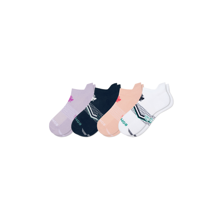Women's All Sport Ankle Sock 4-Pack - Smooth Home Pair