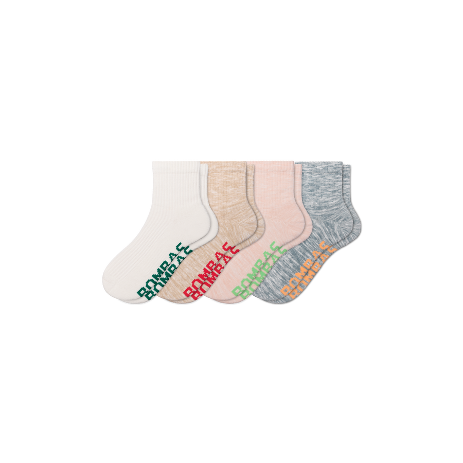 Women's Summer Ragg Quarter Sock 4-Pack - Trail Move