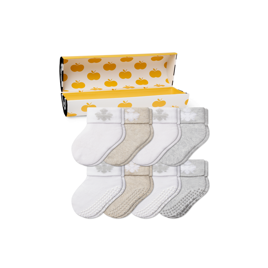 Baby's First Year Sock 8-Pack Gift Box - Outdoor Drawer Wrap