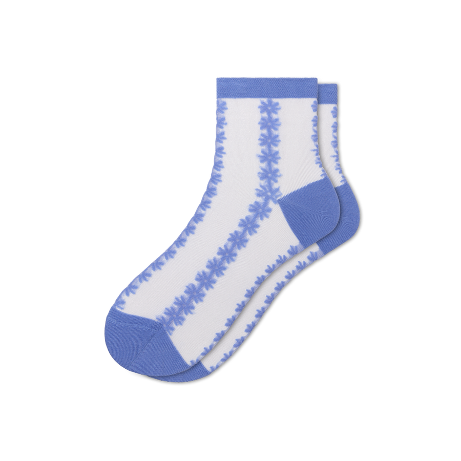 Women’s Sheer Quarter Socks - Run Weekend Wear