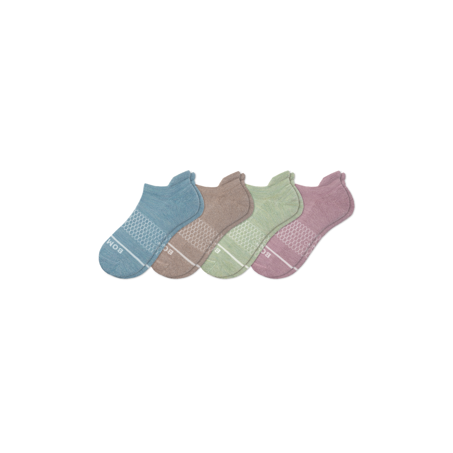 Women's Merino Wool Blend Ankle Sock 4-Pack - Comfort Studio Move