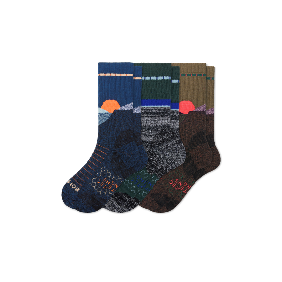 Women's Hiking Calf Sock 3-Pack - Daily Lounge Fit