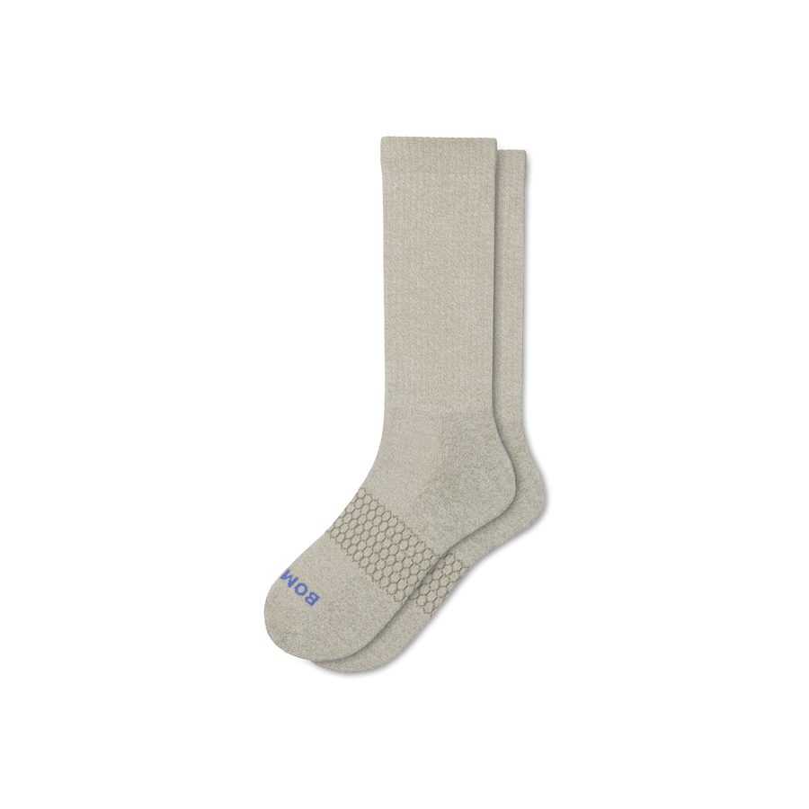 Men's Marl Calf Socks - Cozy No Show Pair
