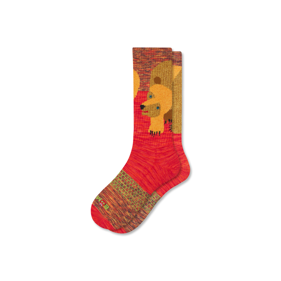 Eric Carle Big Brown Bear Calf Socks - Cushion Recovery Step