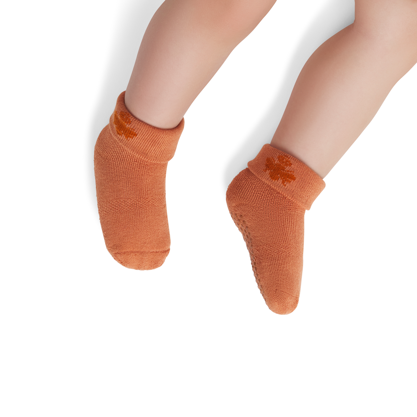 Baby Gripper Socks (6-12 Months) - adobe rich copper BO1 [6575]