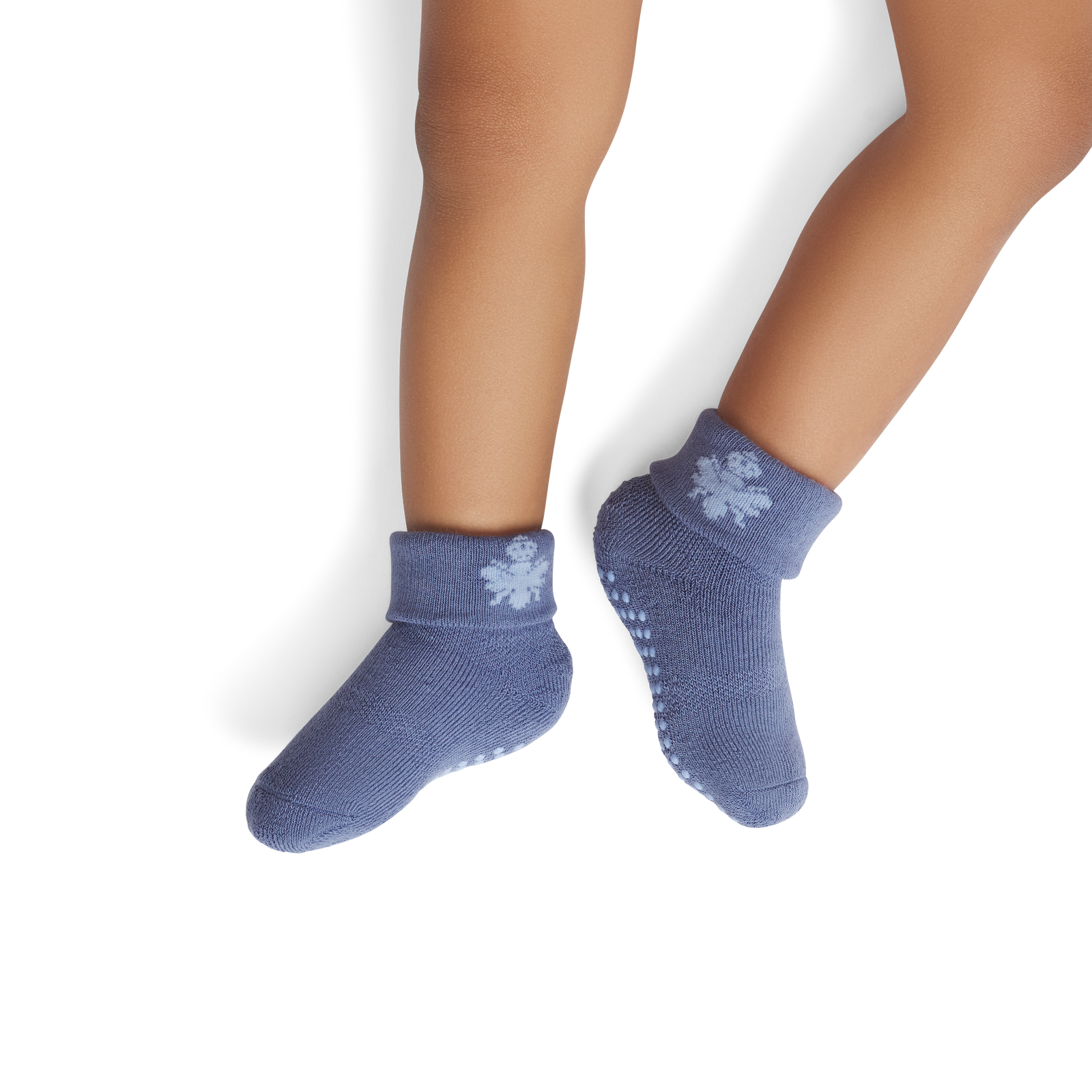 Baby Gripper Socks (6-12 Months) - blue smoke BO1 [6575]