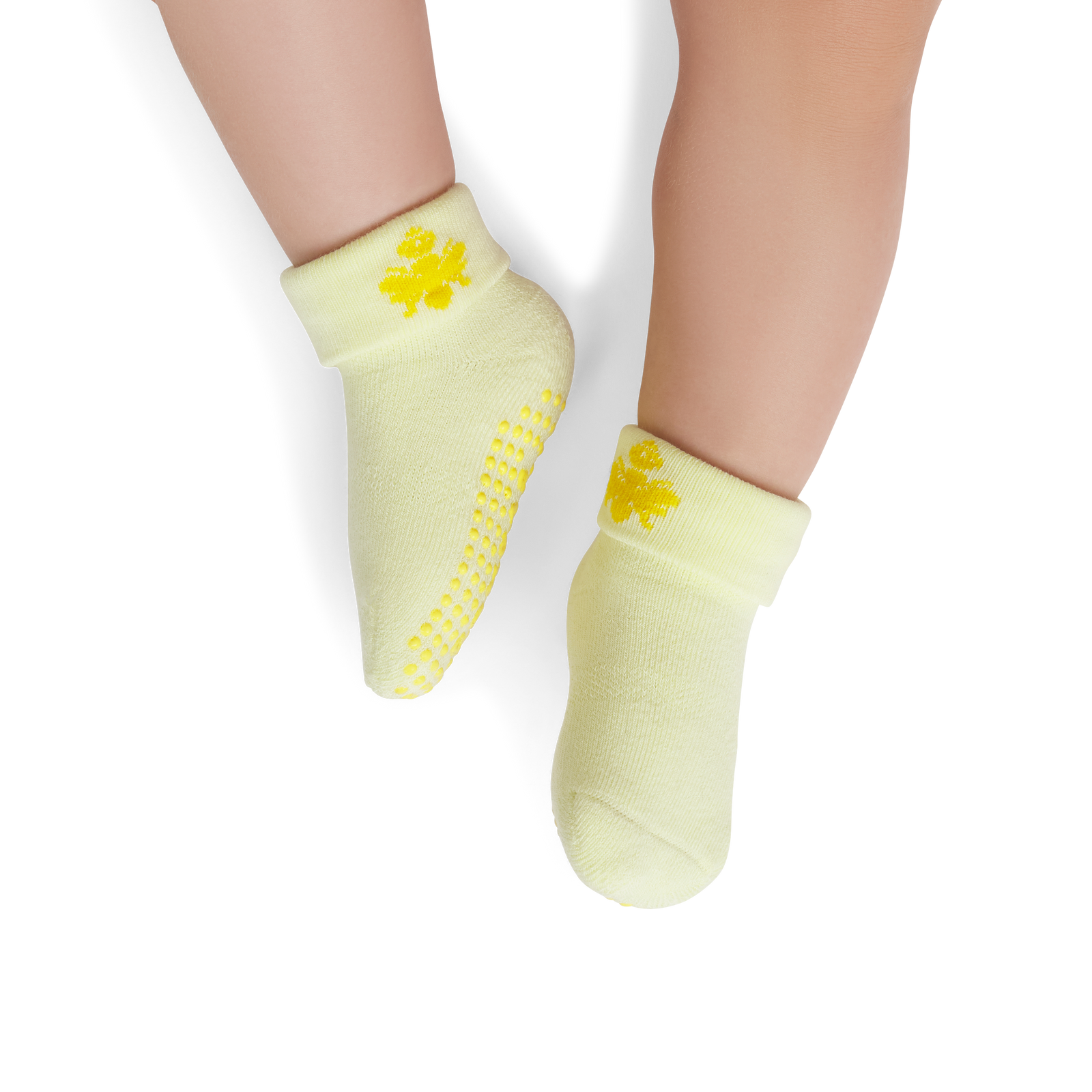 Baby Gripper Socks (6-12 Months) - light meringue BO1 [6575]