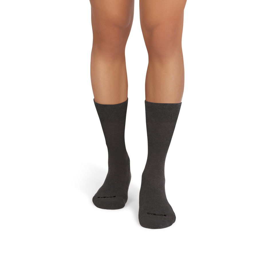 Dress Calf Socks - dark grey htr MO1 [7642]
