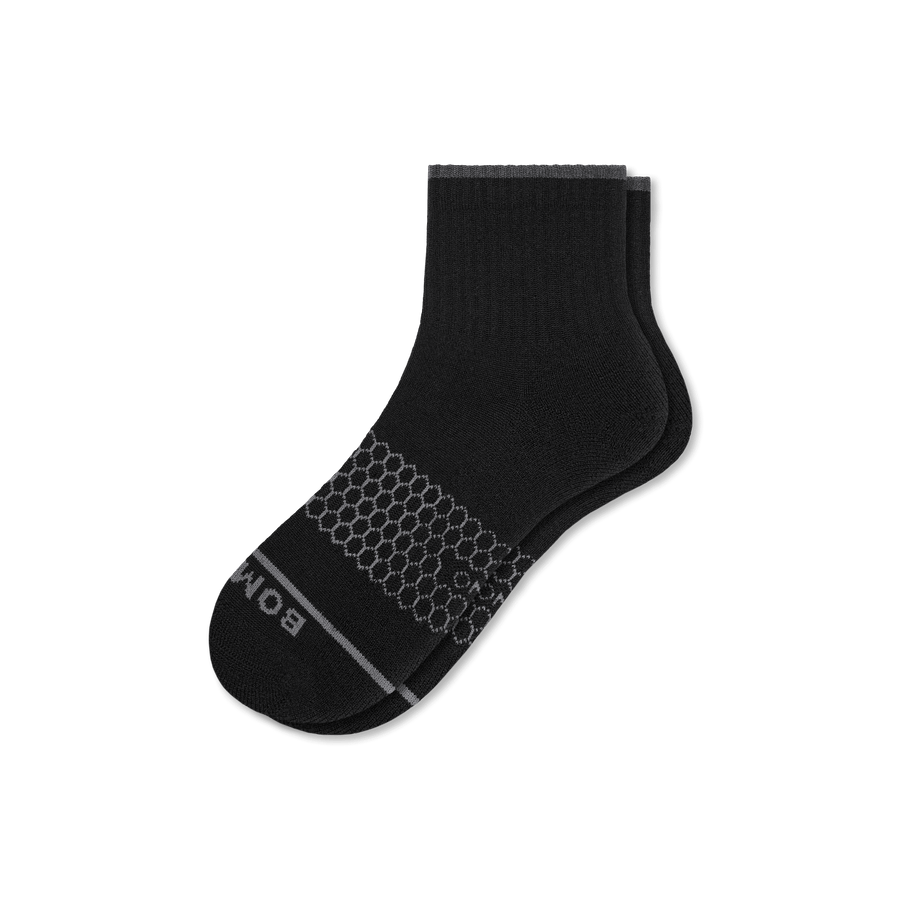 Men's Merino Wool Blend Quarter Socks - Easy Studio Pair