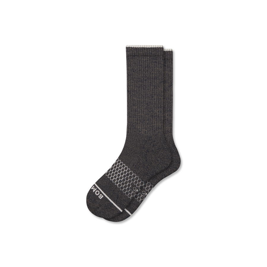 Men's Merino Wool Blend Calf Socks - Modern Travel Pair