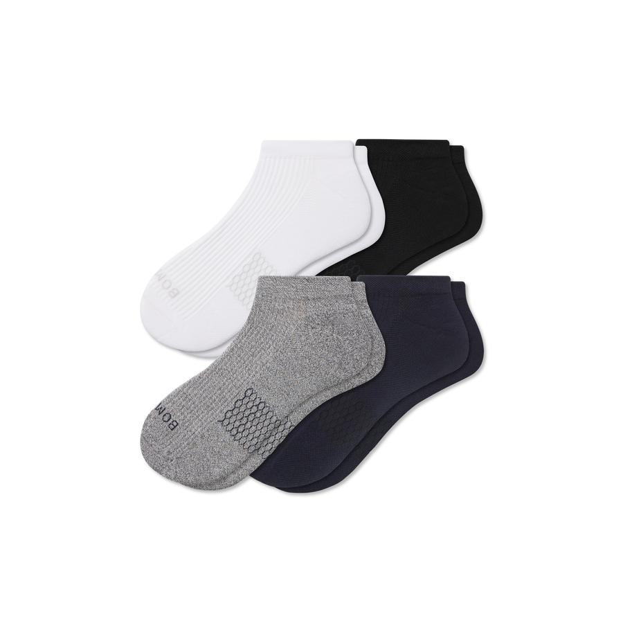 Men's Modern Rib Ankle Sock 4-Pack - Outdoor Run Step