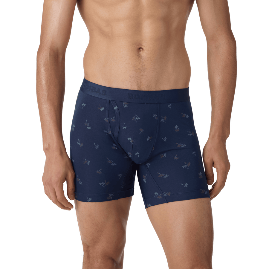 Men's Cotton Modal Blend Boxer Brief 6" - Gentle Ease Layer