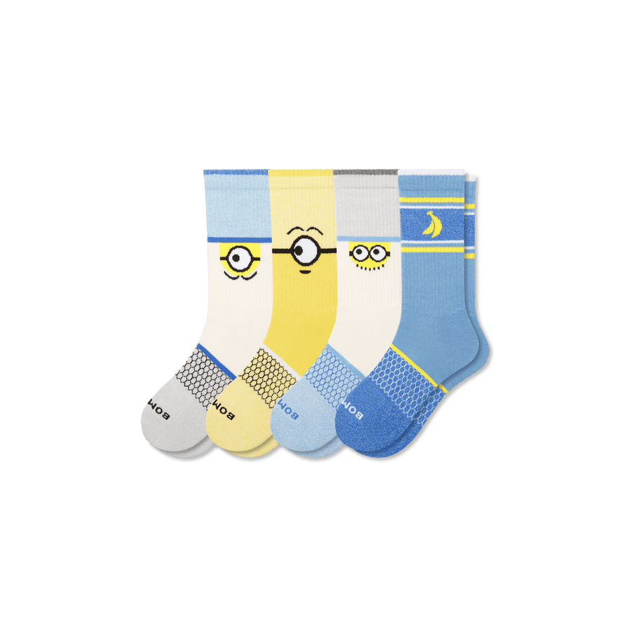 Minions Calf Sock 4-Pack - Light Ankle Wear