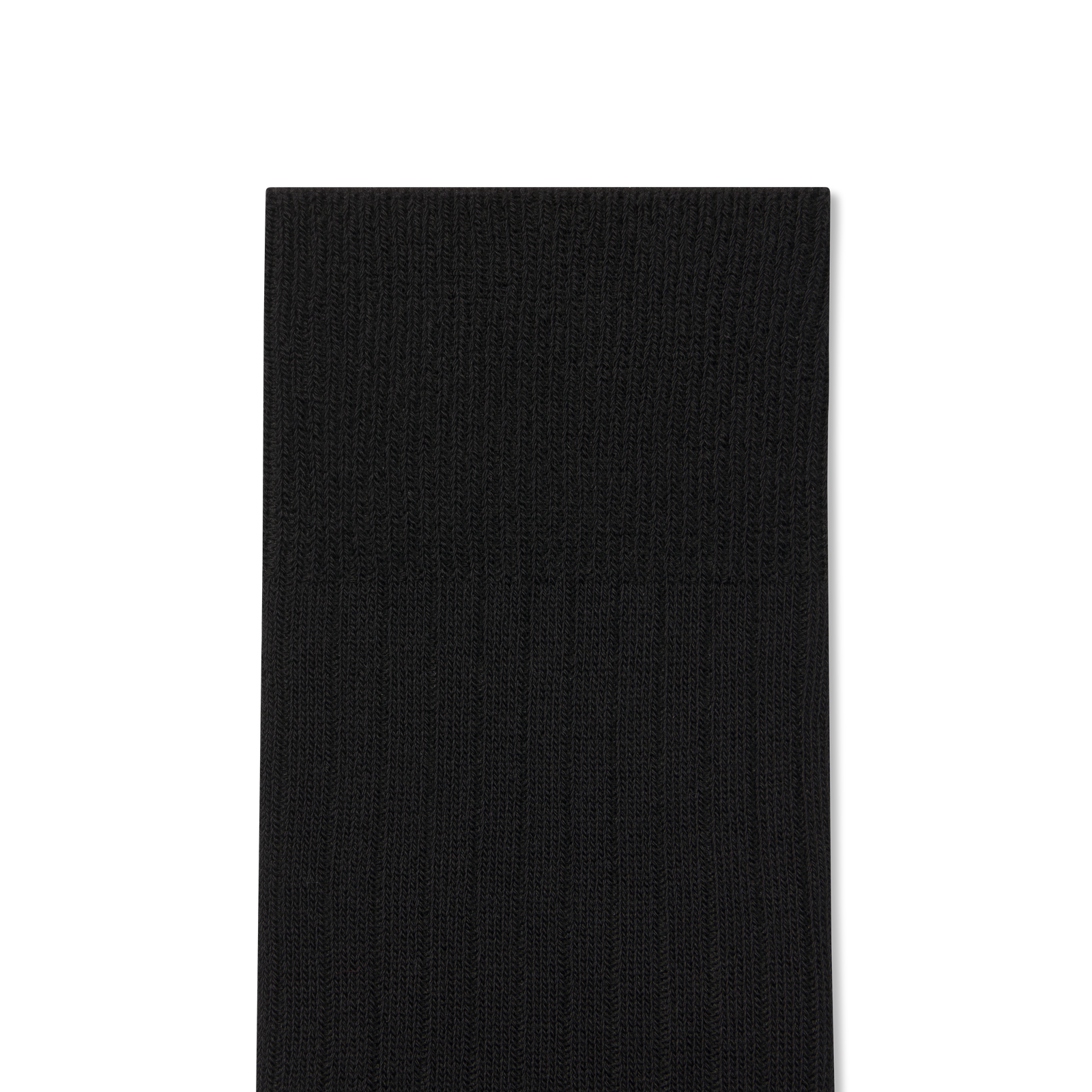Ribbed Dress OTC Socks - Black Detail [8806]