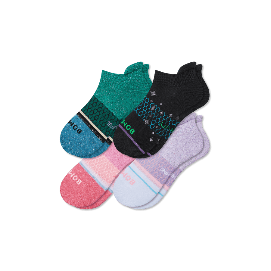 Youth Wicked X Bombas Ankle Sock 4-Pack - Little Comfort