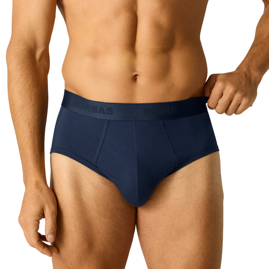 Men's Cotton Modal Blend Flyless Brief - Daily Comfort Wear
