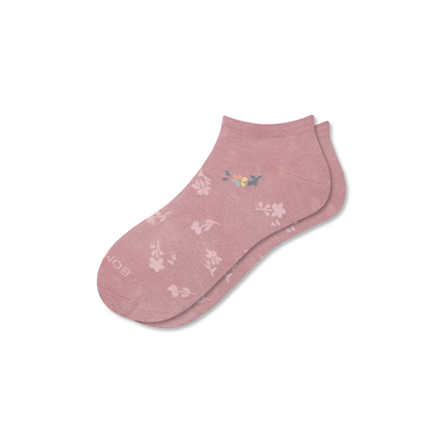 Women's Lightweight Ankle Socks - Smooth Lounge Pair