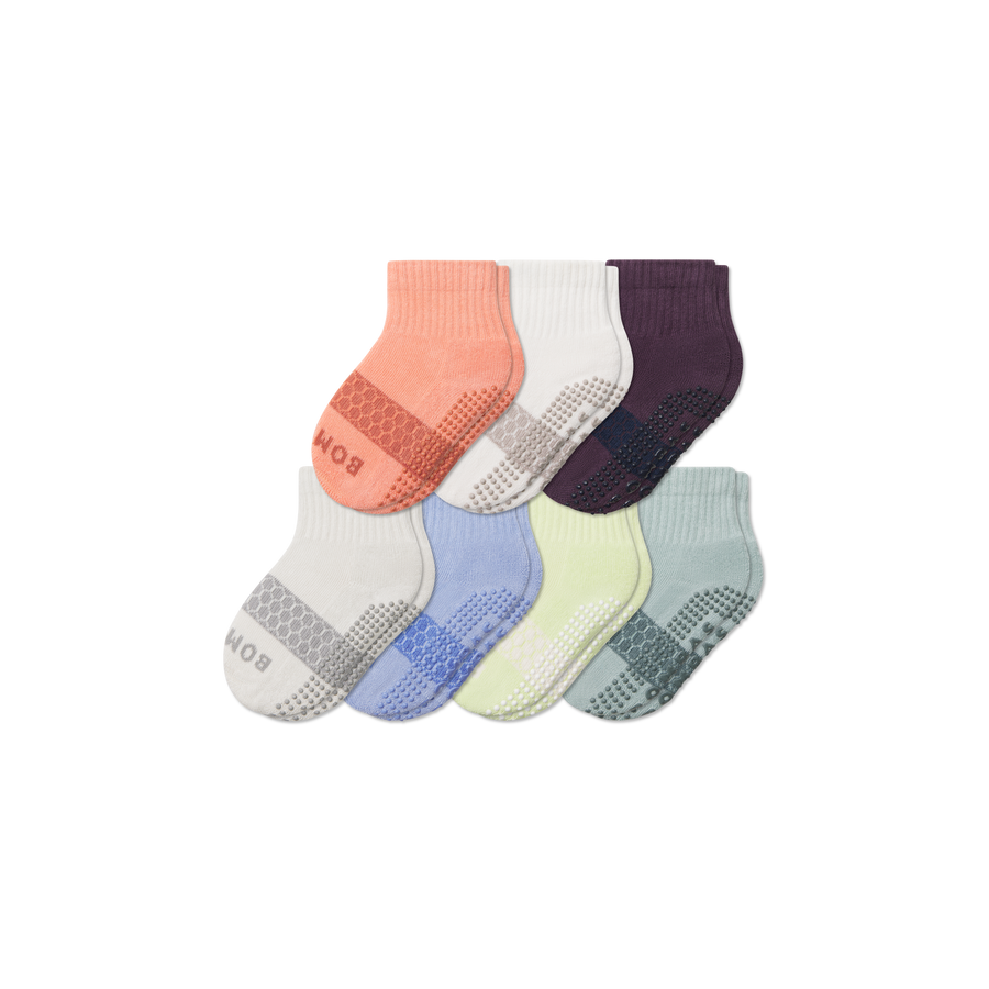 Toddler Week of Bombas Gripper Calf Sock 7-Pack - Cushion Hike Step
