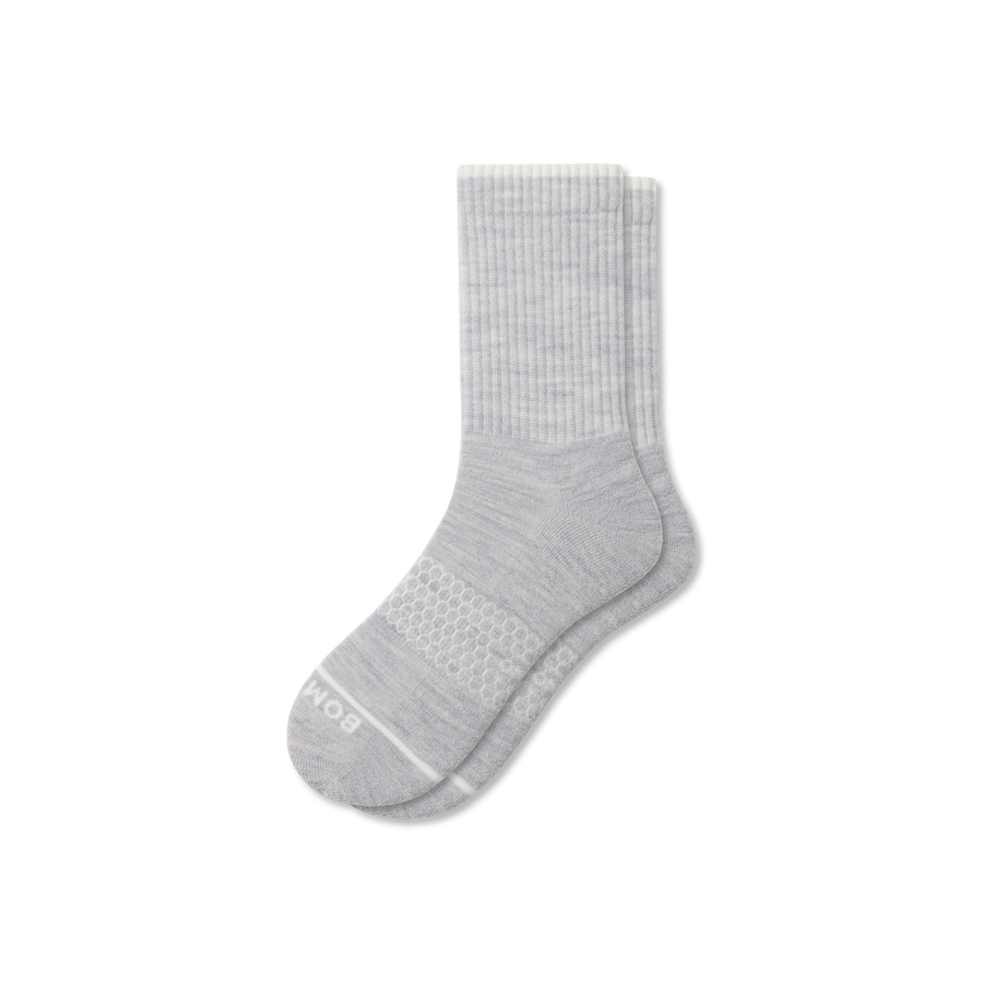 Women's Merino Wool Blend Half Calf Socks - Breathable Lounge Rotation