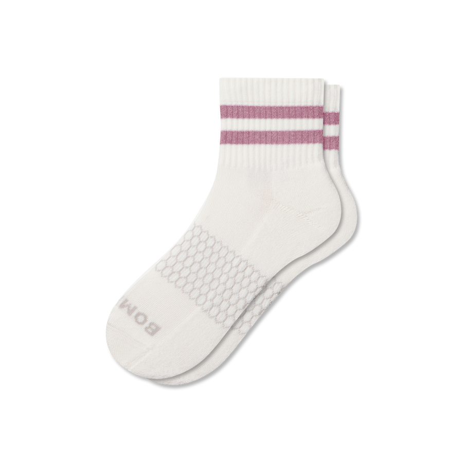 Women's Vintage Stripes Quarter Socks - Weekend Wear