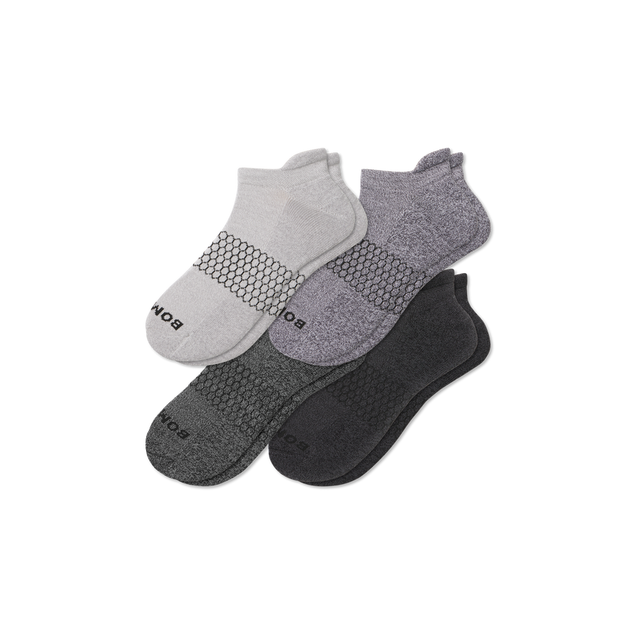 Men's Marl Ankle Sock 4-Pack - Cushion Run Move