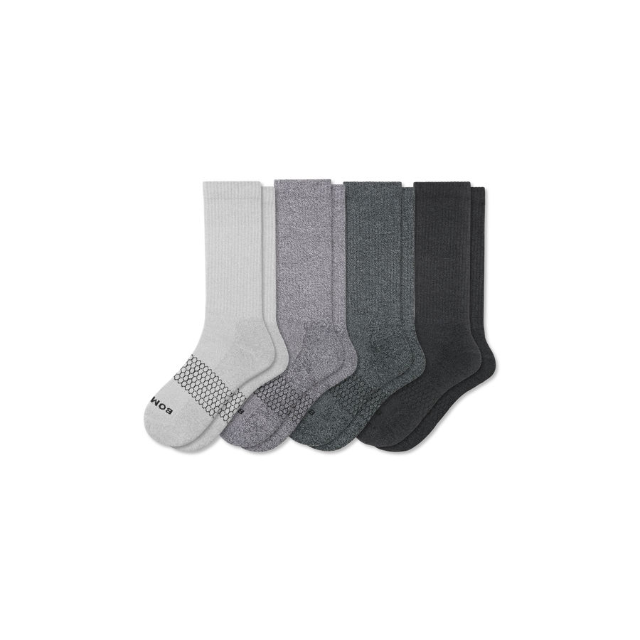 Women's Marl Calf Sock 4-Pack - Everyday Court Comfort