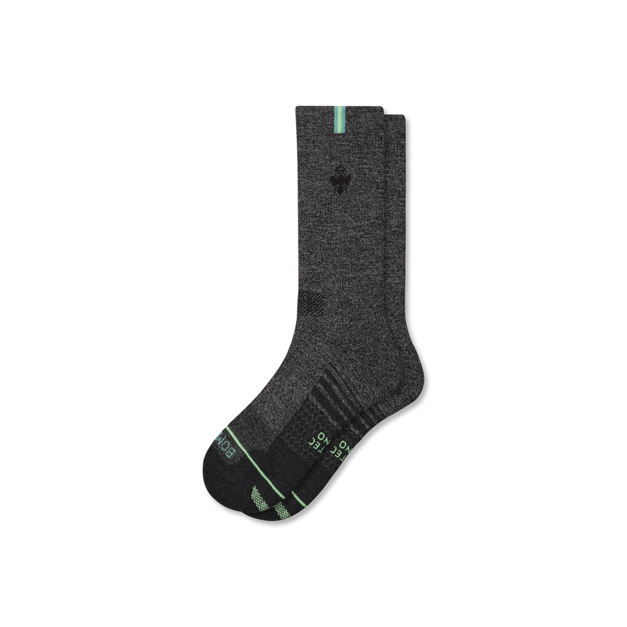Women's Merino Wool Blend Run Calf Socks - Trail Hike Comfort