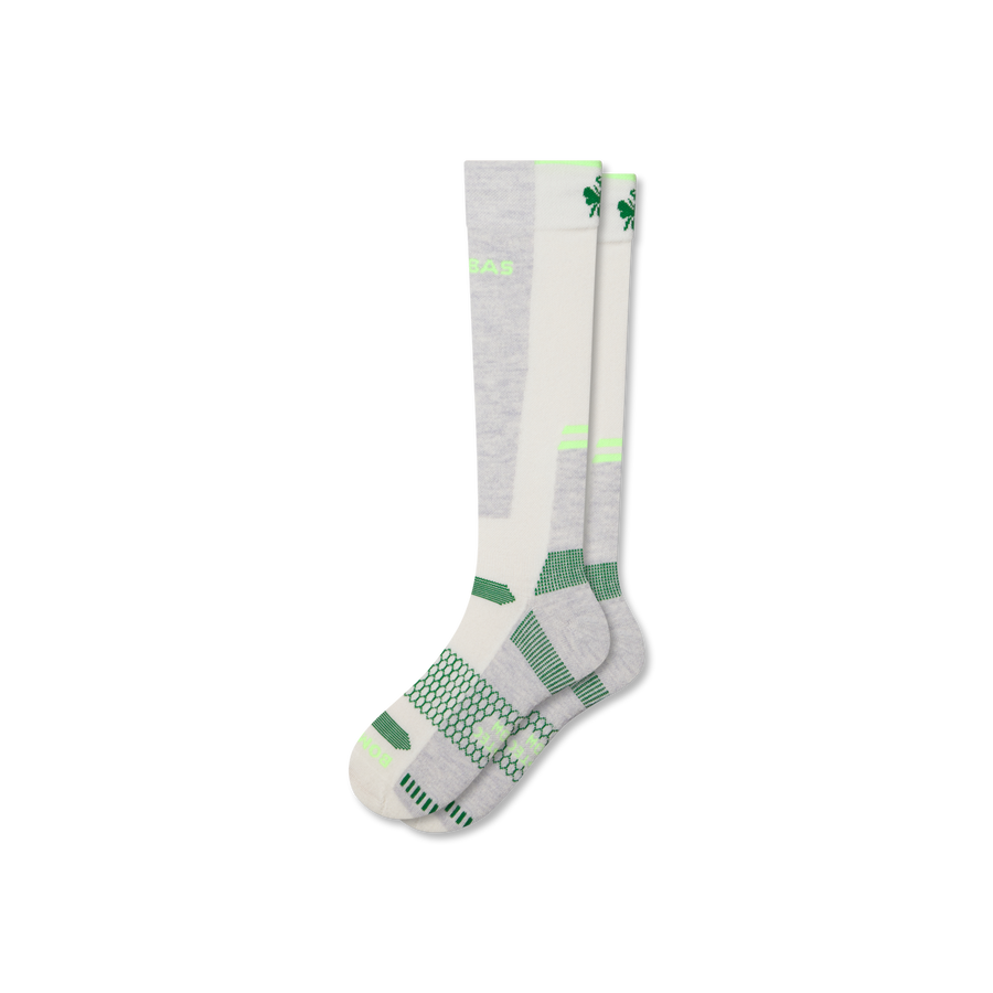 Men's Mid-Cushion Merino Wool Blend Ski & Snowboard Socks - Trail Home Step