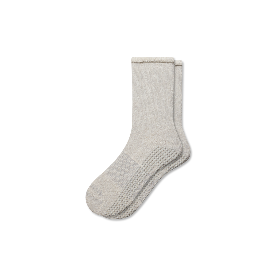 Men’s Roll-Top Merino Blend Gripper House Sock - Run Recovery Fit