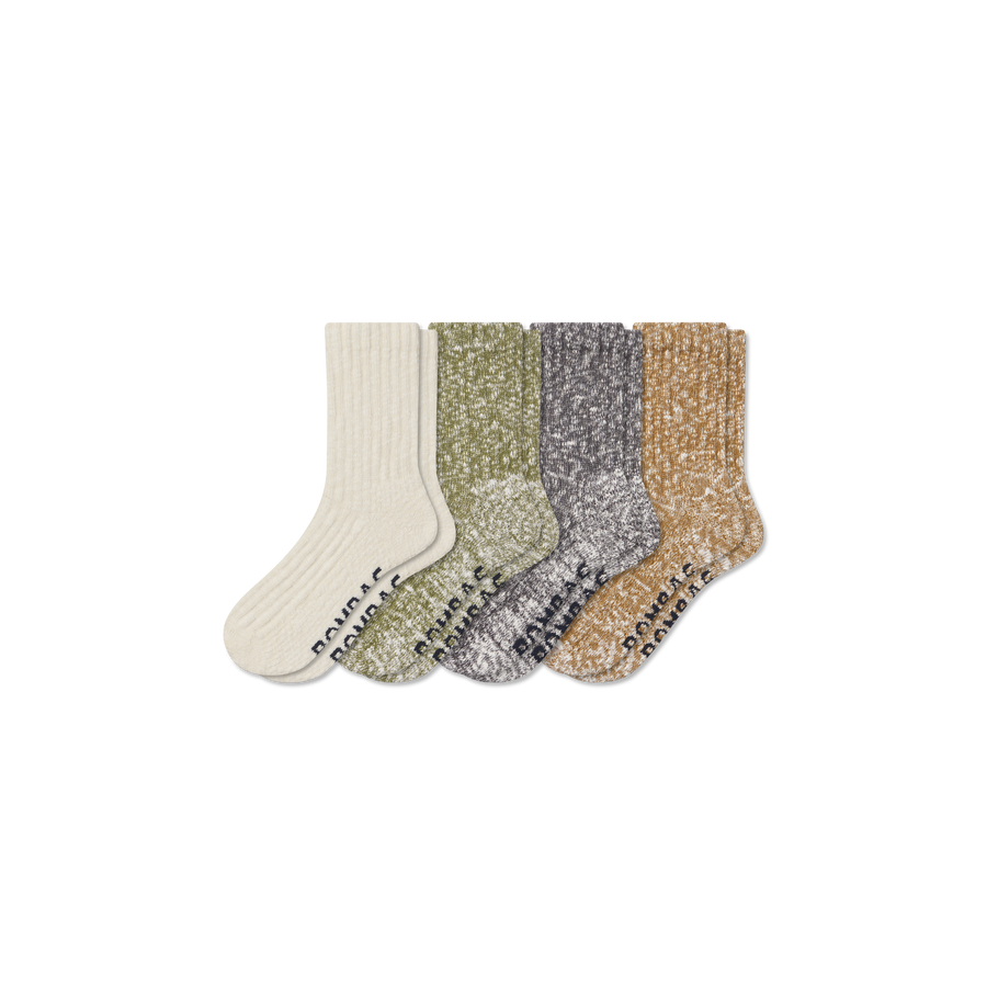 Women's Chunky Ragg Half Calf Sock 4-Pack - Comfort Weekend Move