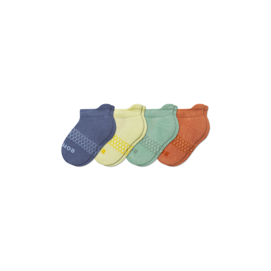 Junior Solids Ankle Sock 4-Pack - Studio Trail Fit
