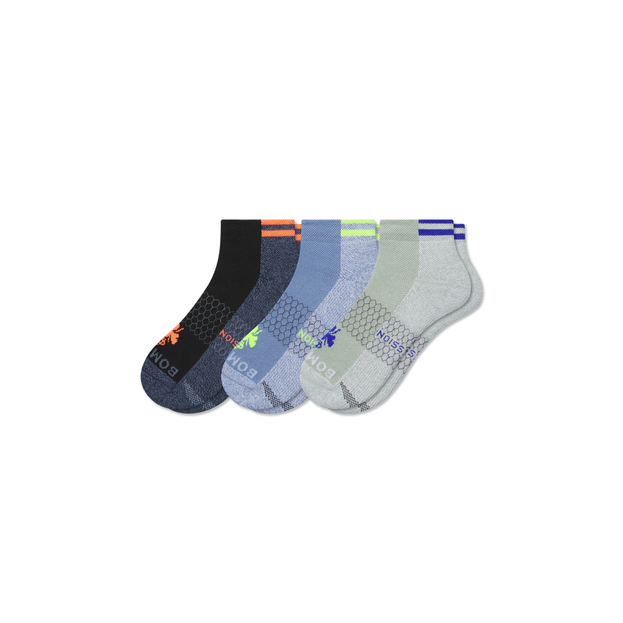 Men's Performance Compression Ankle Sock 3-Pack - Daily Run Move