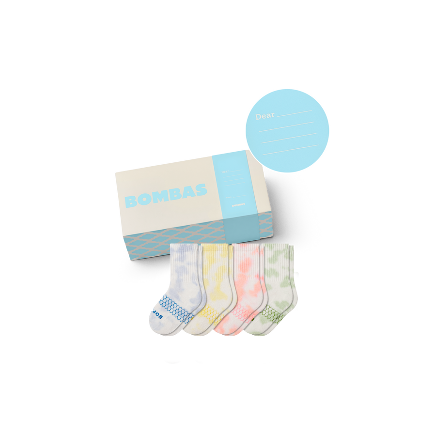 Junior Celebration Calf Sock 4-Pack Gift Box - Easy Utility Carry