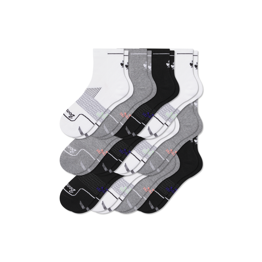 Women's Run Quarter Sock 12-Pack - Modern Crew Support