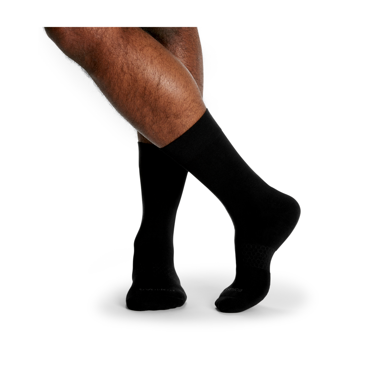 Men's Dress Calf Sock 12-Pack - black - 8