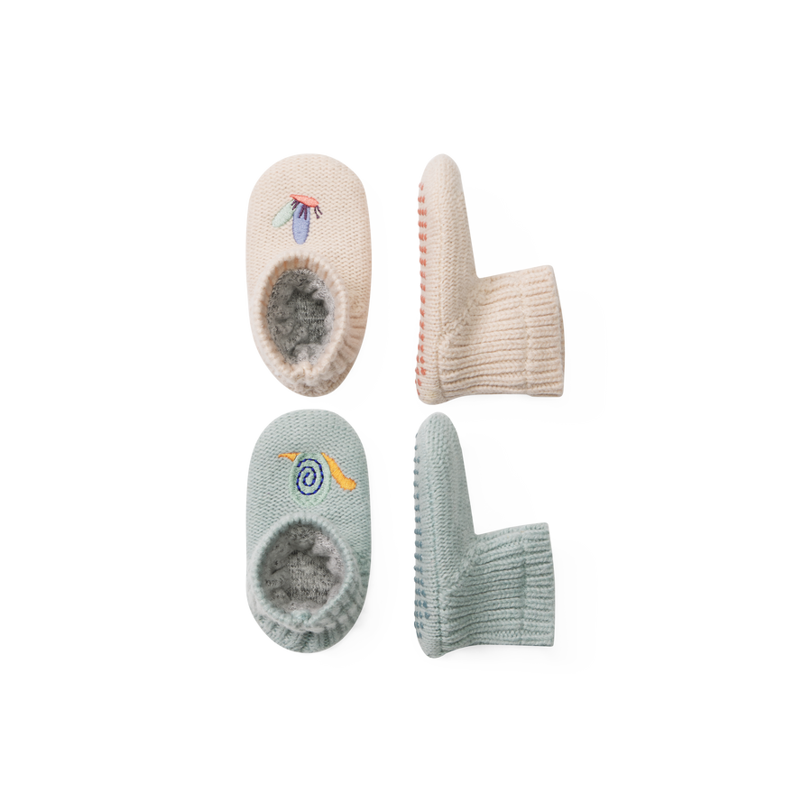 Baby Gripper Slipper 2-Pack - Weekend Studio Wear