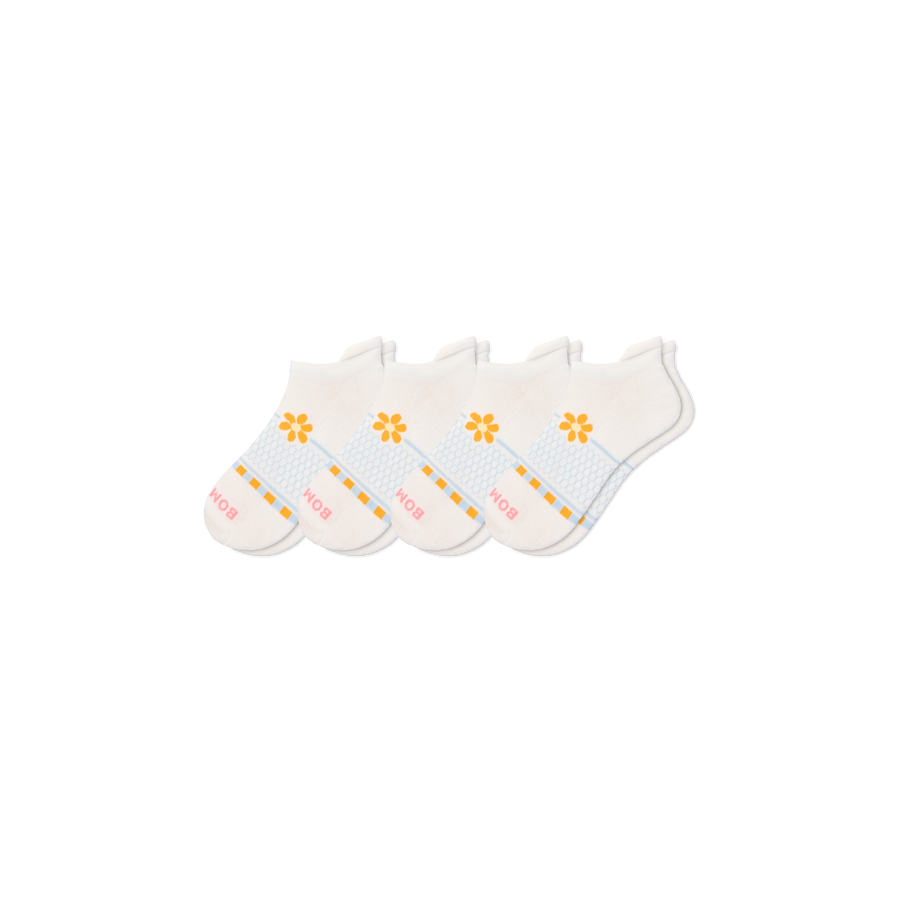 Women's Beach Day Ankle Sock 4-Pack - Fresh Comfort